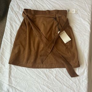 Abercrombie Suede mini skirt